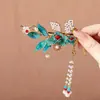 Nuevo estilo pinza para el pelo de flor de esmalte para mujer, accesorio para el pelo exquisito de alta gama, pinza de pico de pato, adorno para el pelo, pinza para flequillo, peine para el pelo