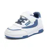 Zapatos Infantiles 2026 Nuevos Zapatos Deportivos Casuales para Niños Superficie de Cuero para Niñas Suela Suave Zapatos de Tabla Calzado Infantil Resistente al Desgaste Zapatos Blancos Pequeños
