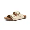 Pantuflas de Verano para Mujer para Exteriores con Acabado de Lujo, Nuevo Estilo Súper Popular 2026, Perfectas para Combinar con Vestidos, Chanclas de Playa, Sandalias de Suela Gruesa Estilo Birkenstock