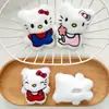 Florcita de Dibujos Animados Peluche de Hello Kitty Cuerpo Entero Gato Kt Broche Colgante Grande y Pequeño Accesorios Accesorios para Ropa