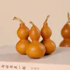 Precio de liquidación: Artesanía de Calabaza Natural con Imperfecciones, Pieza de Mano de Calabaza para Tocar con la Punta del Dedo, Decoración de Oficina