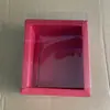 Caixa Gaveta Kraft Preta Pontilhada Caixa Presente para Chá Aromatizado Caixa Embalagem de PVC Transparente Caixa de Papelão para Atacado