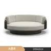 Sofá de Exterior, Loveseat, Estilo Diseñador para Hotel y Alojamiento, Silla de Ratán de Moda, Muebles de Ratán Creativos para Sala de Exhibición