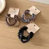 Set de Gomas para el Cabello de Hilo Estilo Coreano para Teléfono, Cuerda Versátil para Cola de Caballo Alta, Elegante y Elástica, No Daña el Cabello, Accesorio para el Cabello