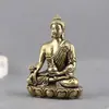 Sakyamuni Buda de Latón Completo, Buda de la Medicina, Estatua de Buda, Buda Tathagata y Adornos de Bodhisattva, Artesanía para Adoración en Casa, Escritorio