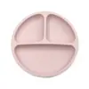 Prato de sucção de silicone prato Smiley de silicone prato de jantar infantil fabricantes fornecimento direto prato
