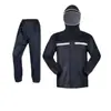 Conjunto de Impermeable y Pantalón de Lluvia para Lluvia Fuerte, Nuevo PVC Grueso Transpirable, Adecuado para Reparto, Exteriores, Ciclismo para Hombres y Mujeres