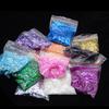 Material caliente para manualidades 10g bolsa de lentejuelas Cristal epoxi accesorios para fotografía de belleza funda de teléfono delgada 1MM hexagonal