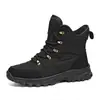 Botas de Caminhada de Cano Alto Outono/Inverno 2026, Resistentes ao Desgaste para Uso Externo, Respiráveis, Casuais e Quentes para Homens com Cadarços