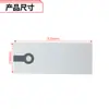 Accesorios para puerta de vidrio con resorte de suelo cabeza de abrazadera de puerta placa de cubierta de resorte de suelo placa de hebilla cubierta de resorte de suelo accesorios de abrazadera de puerta superior e inferior