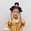 Haichao Joyería Diadema para el Cabello con Sombrero Geg para Niñas Accesorios para el Cabello Estilo Chino Antiguo para Niños Bandera de Doncella Accesorios para el Cabello Hanfu Vestido Antiguo Accesorios Cheongsam