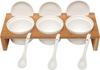 Estante de condimentos de madera simple y moderno, frasco de chile, botella de condimentos, estante de condimentos para el hogar, se puede agregar el logotipo del producto