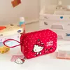 Bolsa de Maquillaje Original de Hello Kitty, Alto Valor, Gran Capacidad, Fresca, Dulce, Linda Bolsa de Almacenamiento de Dibujos Animados de Mano