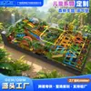 Grande Playground Infantil Interno Design de Castelo Travesso e Plano de Construção Exportação Fabricante de Comércio Exterior