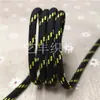 Corda de Poliéster Torcida com Núcleo de 5mm em Cores Contrastantes, Cordão de Cintura Intercolor Verde Escuro, Cordão para Alça de Chapéu, Cordão para Cadarço