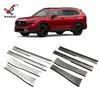 Adequado para Honda 23 Crv Faixa Interna Modificada para Soleira de Porta Aço Inoxidável Pedal Especial de Boas-Vindas Tira Decorativa Brilhante Patch