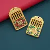 DIY Método Antigo Sha Ouro Daji Fulu Marca Completa Pingente Estilo Nacional Gota de Óleo Handmade Hanfu Cheongsam Grinaldas Acessórios