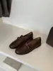 Mocasines de cuero para mujer, estilo retro británico, modernos, casuales, versátiles, cómodos, para todas las estaciones