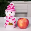 Bolsa de manzana navideña Bolsa de regalo de manzana rayada de Nochebuena Bolsa de regalo de fruta Ping An Bolsa de regalo de manzana con muñeco de nieve navideño