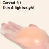 Patch de silicone para levantar os seios para mulheres, ultrafino, sem costura, patch de seios invisível para o verão, anti-amassado, antitranspirante, respirável, patch de seios push-up para vestido de noiva