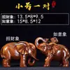 Ornamento de Elefante da Sorte e Prosperidade Par para Sala de Estar Entrada TV Armário de Vinho Escritório Artesanato Auspicioso Presente de Inauguração Decoração