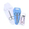Tijeras para Uñas Personalizadas, Recortador de Cejas, Tijeras de Arte, Bolsa de Empaque de PVC, Joyería de Plástico Transparente, Bolsa con Cierre de Cremallera de PVC