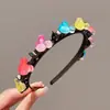 Diadema de dibujos animados para niños más vendida, diadema trenzada para mujer, pinza para el pelo, accesorio para el pelo, adorno para el pelo, herramienta de peinado