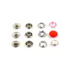 Atacado de Fábrica Múltiplas Especificações Botões de Metal de Cinco Garras para Roupas de Bebê, Botões Coloridos Vazados, Acessórios para Vestuário, Botões de Metal