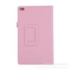 Para tablet PC Lenovo TAB4 de 8 polegadas capa protetora tab8plus padrão lichia suporte de duas dobras capa de couro em estoque