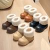 Botas de Nieve Nanbowan para Mujer en Invierno, Zapatos de Algodón Calentitos y Engrosados para Niños, Botas de Nieve Antideslizantes para Exteriores de Suela Gruesa para Familia