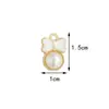 Accesorios de Joyería Estilo Chanel Transfronterizos, Etiquetas con Forma de Corazón, Joyería Hecha a Mano para DIY al por Mayor, Varios Componentes de Joyería para DIY de Aleación