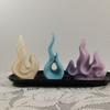 Molde para Vela Aromática Llama de Coral de Amazonia Adorno de Piedra Difusora DIY Herramienta de Pulido de Silicona para Velas de Coral Marino