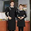 Ropa de trabajo para hotel manga larga otoño e invierno mujer restaurante occidental restaurante de hot pot restaurante servicio de catering chino mesero ropa de trabajo