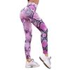 Leggings de Yoga Ajustados de Cintura Alta de Alta Elasticidad con Estampado de Serpiente Multicolor de Venta Caliente Europea y Americana para Mujer XY91