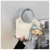 Bolsa transversal de ombro único, fresca e doce, para mulheres, bolsa tipo balde de alta qualidade, nova bolsa de mão simples estilo coreano 2026, bolsa de trabalho