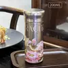 Nuevo Modelo de Termo de Titanio Puro por Dentro y por Fuera, Capacidad Pequeña, Mini Taza de Titanio Estilo Chino, Lujo Ligero, Taza de Bolsillo Sellada de Aspecto Elegante para Niñas