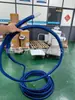 Tubo ondulado trançado de linha de náilon azul PTFE com revestimento de aço PTFE Tubulação PFA