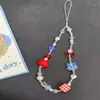 Cadena para Teléfono Móvil de Niña Kitty Lanyard de Dibujos Animados Colgante de Cámara Lindo ccd con Cuentas