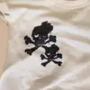 Camiseta Retro de Cuello Redondo y Manga Larga Estilo Y2K Gótico Harajuku 2025 Otoño e Invierno Nuevo Suéter de Exportación Transfronteriza de Nicho