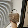 Bolso Bandolera Estampado Retro de Moda para Mujer, Nuevo Bolso de Hombro Versátil Patchwork, Bolso de Mano Cuadrado Pequeño, Bolso Caja Cuadrada