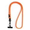 Arnés de cordón para teléfono móvil de 8 mm, color dopamina de moda, poliéster tejido, reflectante, cuerda diagonal para teléfono móvil, hebilla de montañismo, DIY