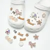 Zuecos Lindos y de Moda Estilo Ins Accesorios DIY Hebillas de Zapato Desmontables Flor de Zapato de Ballet Dibujos Animados 3D Accesorios