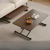 Mesa de centro plegable de altura ajustable, mesa de comedor, mesa plegable móvil para uso doméstico, adecuada para apartamentos pequeños y casas de alquiler, escritorio de computadora simple, escritorio de oficina
