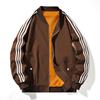 Jaqueta Masculina para Primavera e Outono, Jaqueta de Beisebol Esportiva Casual de Marca de Moda Masculina, Modelagem Solta para Casais, Moderna e Versátil para o Outono