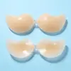 Copa Redonda Lisa Colorida Transfronteiriça Silicone Puro Pastilhas para Seios Manga Ultra-fina Reunião Levantamento Forma dos Seios Invisível Leve Sem Costura