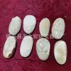 Peça de Mão de Jade Afegão com Flores Amarelas Flutuantes, Estrela da Longevidade, Buda Guanyin, Jade de Dragão, Peça de Mão de Formato Aleatório, Presente de Jade à Venda