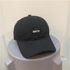 Gorra de béisbol de estilo japonés con letras de celebridades de Internet, suave y de invierno, estilo coreano, informal, con protección solar, para mujer, primavera y otoño.