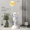 Luxo Leve Celebridade da Internet Urso Violento Mesa de Centro para Desktop Armário de Vinho Ornamento de Sala de Estar Decoração de Sala de TV e Sofá Inauguração de Casa
