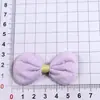 Accesorios para el cabello de moños pequeños y delicados rellenos de tela, pinzas para el cabello con forma de hueso, accesorios DIY para zapatos y calcetines, y otros materiales para manualidades