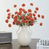 5 Cabezas de Flor de Cebolla Artificiales, Tallo Único, Decoración para el Hogar, Hotel de Bodas, Salón de Bodas, Decoración de Diente de León, Flores Artificiales al por Mayor